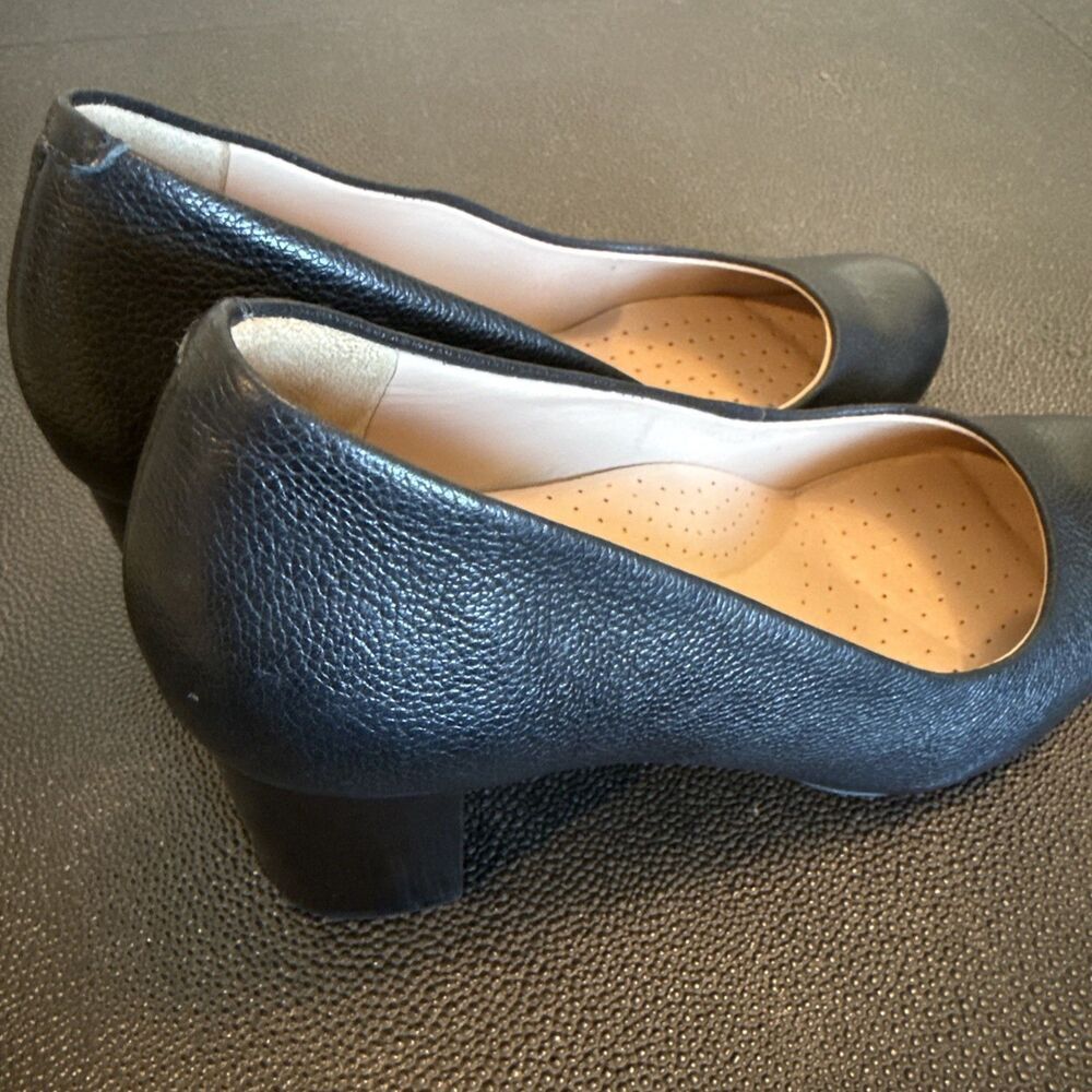 Marc Joseph New York Womens Midtown Pumps US 6 Black Leather Round Toe - Picture 5 of 11